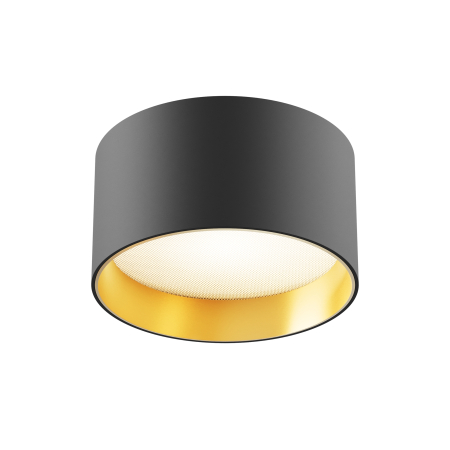 Promotii - Plafonieră Vega, Negru și auriu mat, 12W, C089CL-12W3K-BMG