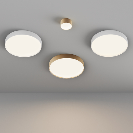 Plafonieră Zon, Aluminiu Alb, 45W, MAYTONI C032CL-45W3K-RD-W [3]