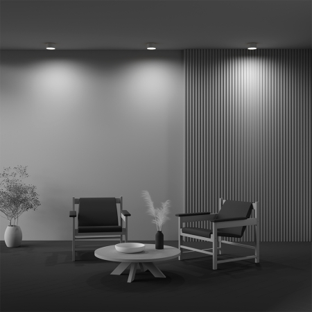 Plafonieră Zon, Aluminiu Auriu mat, 12W, MAYTONI C032CL-12W3K-RD-MG [2]