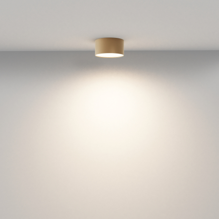 Plafonieră Zon, Aluminiu Auriu mat, 12W, MAYTONI C032CL-12W3K-RD-MG [6]