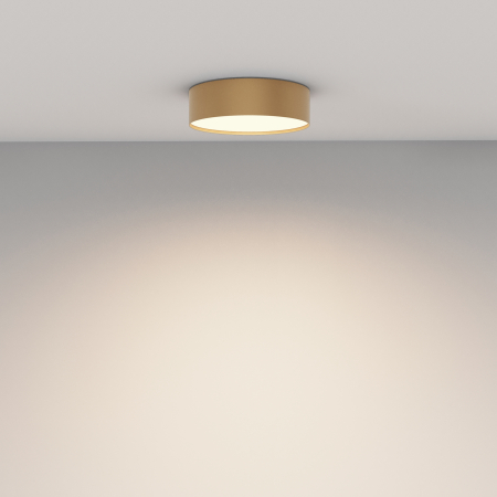 Plafonieră Zon, Aluminiu Auriu mat, 24W, MAYTONI C032CL-24W3K-RD-MG [6]