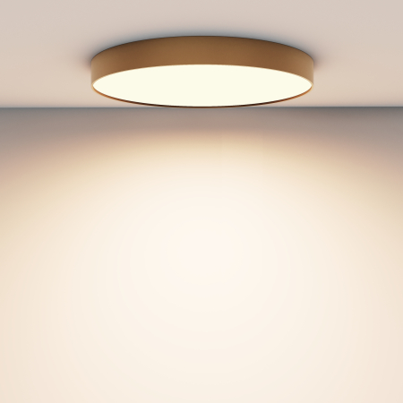 Plafonieră Zon, Aluminiu Auriu mat, 90W, MAYTONI C032CL-90W3K-RD-MG [7]
