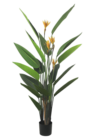 Produse - Plantă Decorativă Paradise Flowers 50x50x190 cm, Polietilenă Galben - Kare Design