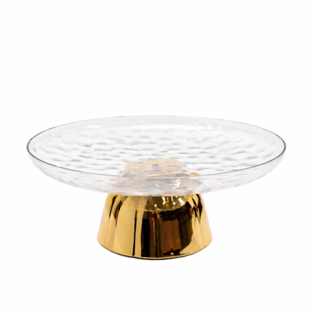 Produse - Platou Decorativ Sweet 26x26x10 cm, Plastic Durabil Transparent - SHP