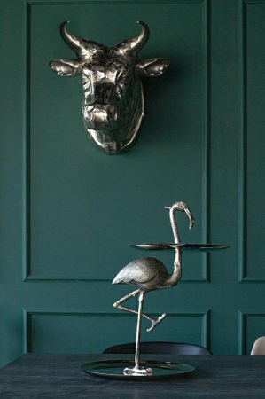 Platou/Etajeră Flamingo 38x43x53 cm, Aluminiu Argintiu - Kare Design [9]