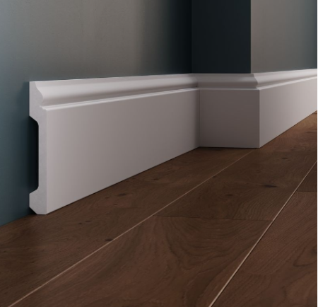 Produse - Plinta decorativa din polimer rigid L11 - 13.7x1.9x200 cm