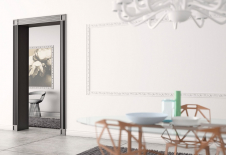 Plinta decorativa din polimer rigid S6 - 9.6x1.3x200 cm [1]