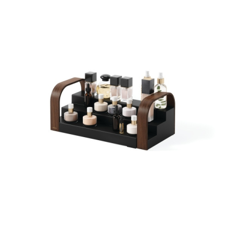 Poliță Bellwood 55x13x16 cm, 70% din Plastic Reciclat și Lemn Provenit din Surse Regenerabile Negru/Maro - Umbra [5]