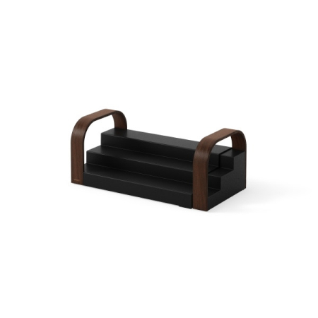 Poliță Bellwood 55x13x16 cm, 70% din Plastic Reciclat și Lemn Provenit din Surse Regenerabile Negru/Maro - Umbra [4]