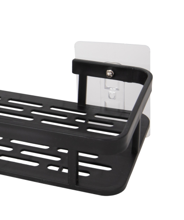 Poliță de Duș Allin 30,5x13x5 cm, Plastic Negru - SHP [1]