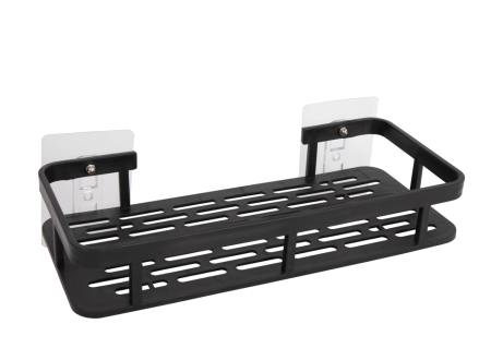 Produse - Poliță de Duș Allin 30,5x13x5 cm, Plastic Negru - SHP
