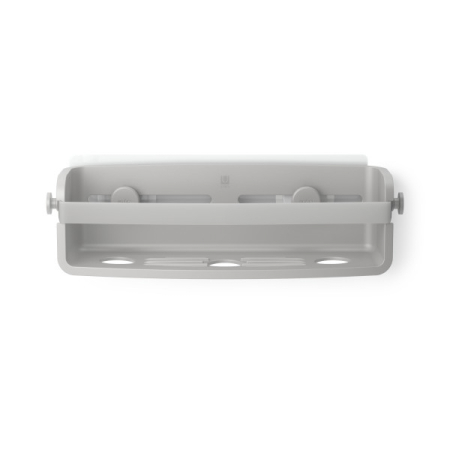 Poliță de Duș Flex 33x12x9 cm, 85% Material Plastic Provenit din Reciclare Gri - Umbra [2]
