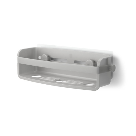 Poliță de Duș Flex 33x12x9 cm, 85% Material Plastic Provenit din Reciclare Gri - Umbra [1]