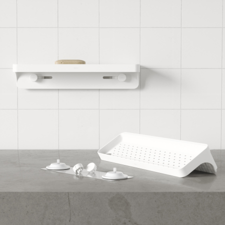 Poliță Flex 41x12x9 cm, Alb - Umbra [3]