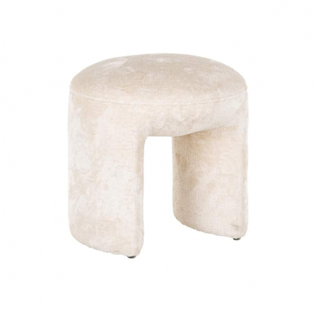 Produse - Pouffe Fargo chenille alb (Bergen 900 chenille alb), S4548 WHITE CHENILLE - Richmond Interiors