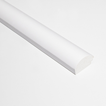 Panouri riflaje - Profil dreapta pentru panou riflat 3D Luna, Alb, 270x2.5cm, Lamelio