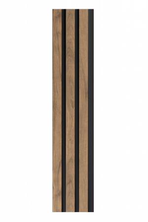 Panouri riflaje - Profil dreapta pentru panou riflat 3D Olmo, Oak Craft, 270x2.6cm, Lamelio