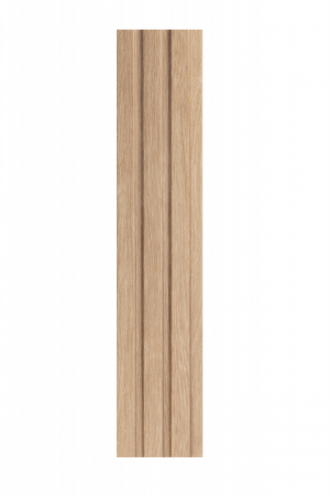 Produse - Profil dreapta pentru panou riflat 3D Olmo, Oak Gold II, 270x2.6cm, Lamelio