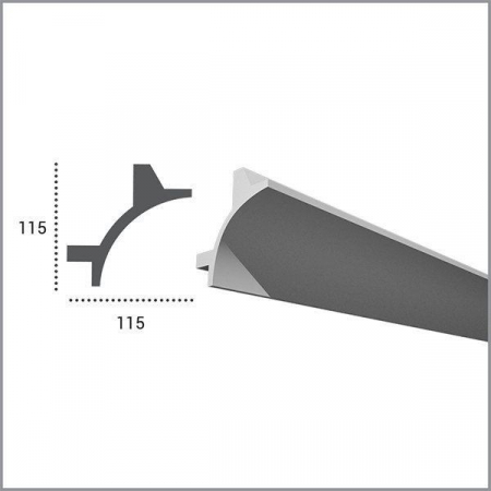 Profil pentru banda LED din poliuretan KF706 - 11.5x11.5x200 cm [1]