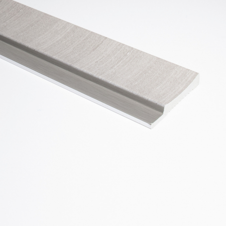 Panouri riflaje - Profil stanga pentru panou riflat 3D Amber, Gri, 270x6.8 cm, Lamelio