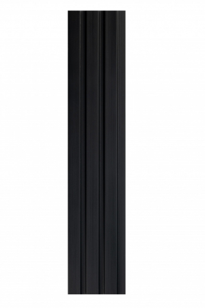 Produse - Profil stanga pentru panou riflat 3D Olmo, Negru, 270x4.2cm, Lamelio