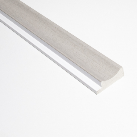 Panouri riflaje - Profil stanga pentru panou riflat 3D Onda, Gri, 270x3.8cm, Lamelio