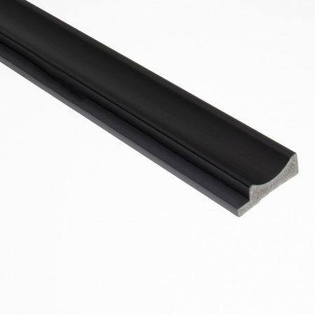 Panouri riflaje - Profil stanga pentru panou riflat 3D Onda, Negru, 270x3.8cm, Lamelio