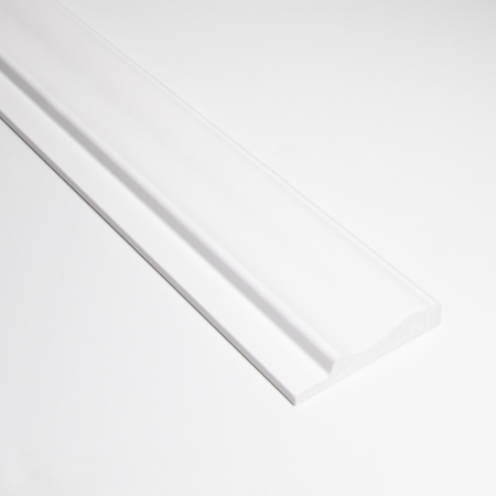 Produse - Profil stanga pentru panou riflat 3D Versal, Alb, 270x6.4 cm, Lamelio