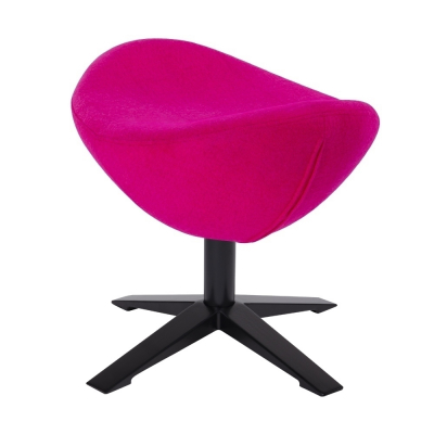 Puf modern Egg Wide Black diverse culori, lana casmir/otel, HE-066.SHO13.OTTO.B - King [13]