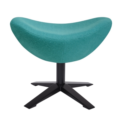 Puf modern Egg Wide Black diverse culori, lana casmir/otel, HE-066.SHO13.OTTO.B - King [17]