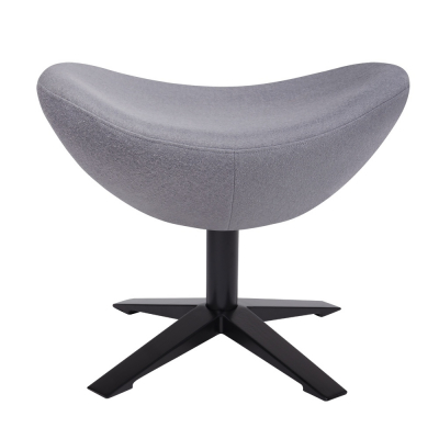 Puf modern Egg Wide Black diverse culori, lana casmir/otel, HE-066.SHO13.OTTO.B - King [9]
