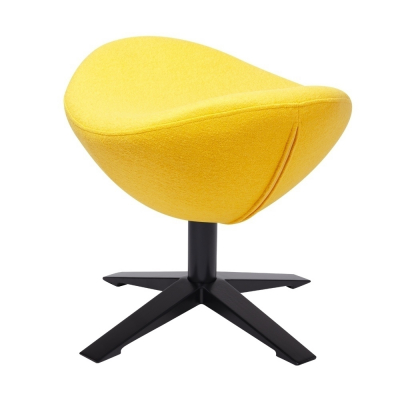 Puf modern Egg Wide Black diverse culori, lana casmir/otel, HE-066.SHO13.OTTO.B - King [19]
