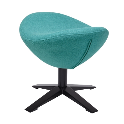 Puf modern Egg Wide Black diverse culori, lana casmir/otel, HE-066.SHO13.OTTO.B - King [16]