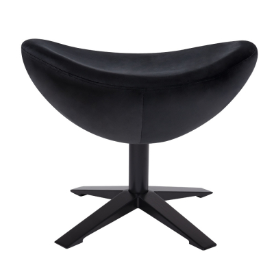 Puf modern Egg Wide Velvet Black diverse culori, velur/otel, HE-066.HM8-19.OTTO.B - King [10]