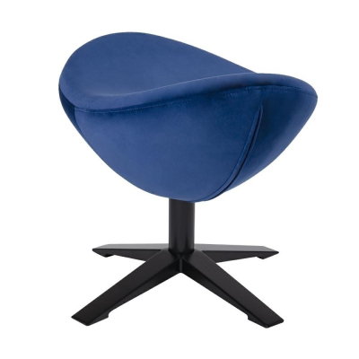 Pufuri & tabureti - Puf modern Egg Wide Velvet Black diverse culori, velur/otel, HE-066.HM8-19.OTTO.B - King