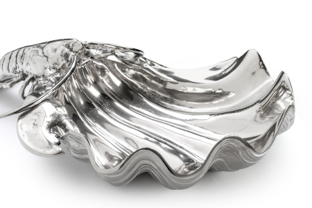 Răcitor pentru Băuturi / Platou Lobster 58x43x19 cm, Aluminiu Argintiu - Kare Design [2]