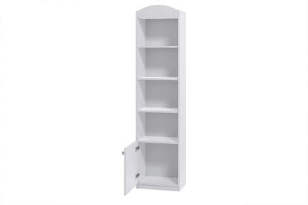 Raft carti copii Babydrean MDF alb/roz,albastru/verde, 187x46 cm [2]