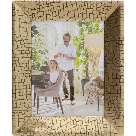 Ramă Foto Coccodrillo 22x2x27 cm, Oțel Auriu - Kare Design [1]