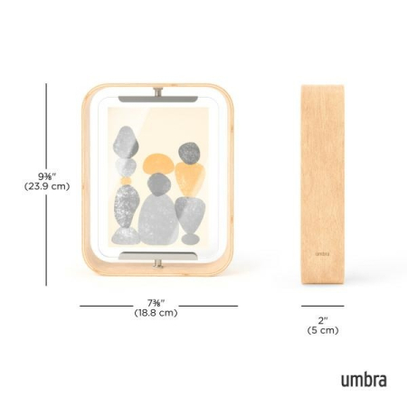 Ramă Foto Bellwood 19x5x24 cm, Lemn de Fag Natural - Umbra [9]