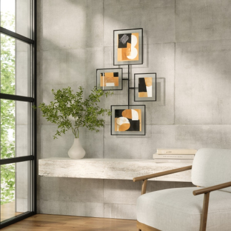 Ramă Foto Flute Wall 57x8x99 cm, Metal Negru - Umbra [8]