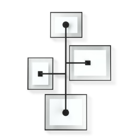 Ramă Foto Flute Wall 57x8x99 cm, Metal Negru - Umbra [4]