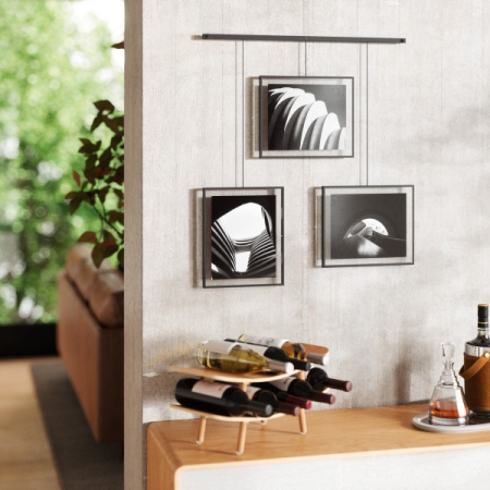 Ramă Foto din Metal Negru, 73x3x82cm, Umbra 1018090-040 [5]