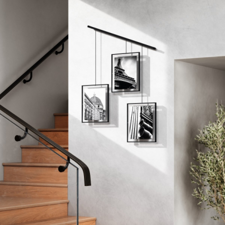 Ramă Foto din Metal Negru, 73x3x82cm, Umbra 1018090-040 [4]