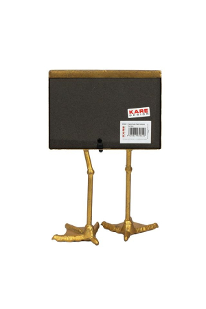 Ramă Foto Duck Feet Pozioma 19x9,5x37,5 cm, Oțel și Sticlă Auriu - Kare Design [1]