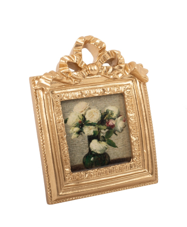 Decoratiuni - Ramă Foto Renesans 9,5x2x12 cm, Plastic și Sticlă Auriu - SHP