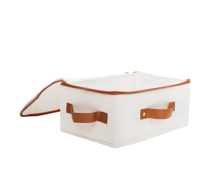 Recipient de Depozitare Casy M 30x21x13 cm, Material cu Aspect de In Bej - SHP [2]