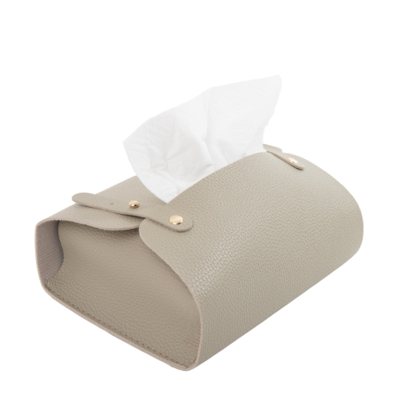 Produse - Recipient pentru Șerveţele Lider 20x12x5,5 cm, Piele Ecologică Bej - SHP