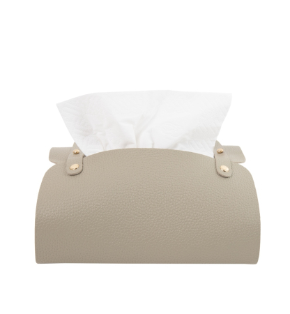 Recipient pentru Șerveţele Lider 20x12x5,5 cm, Piele Ecologică Bej - SHP [1]