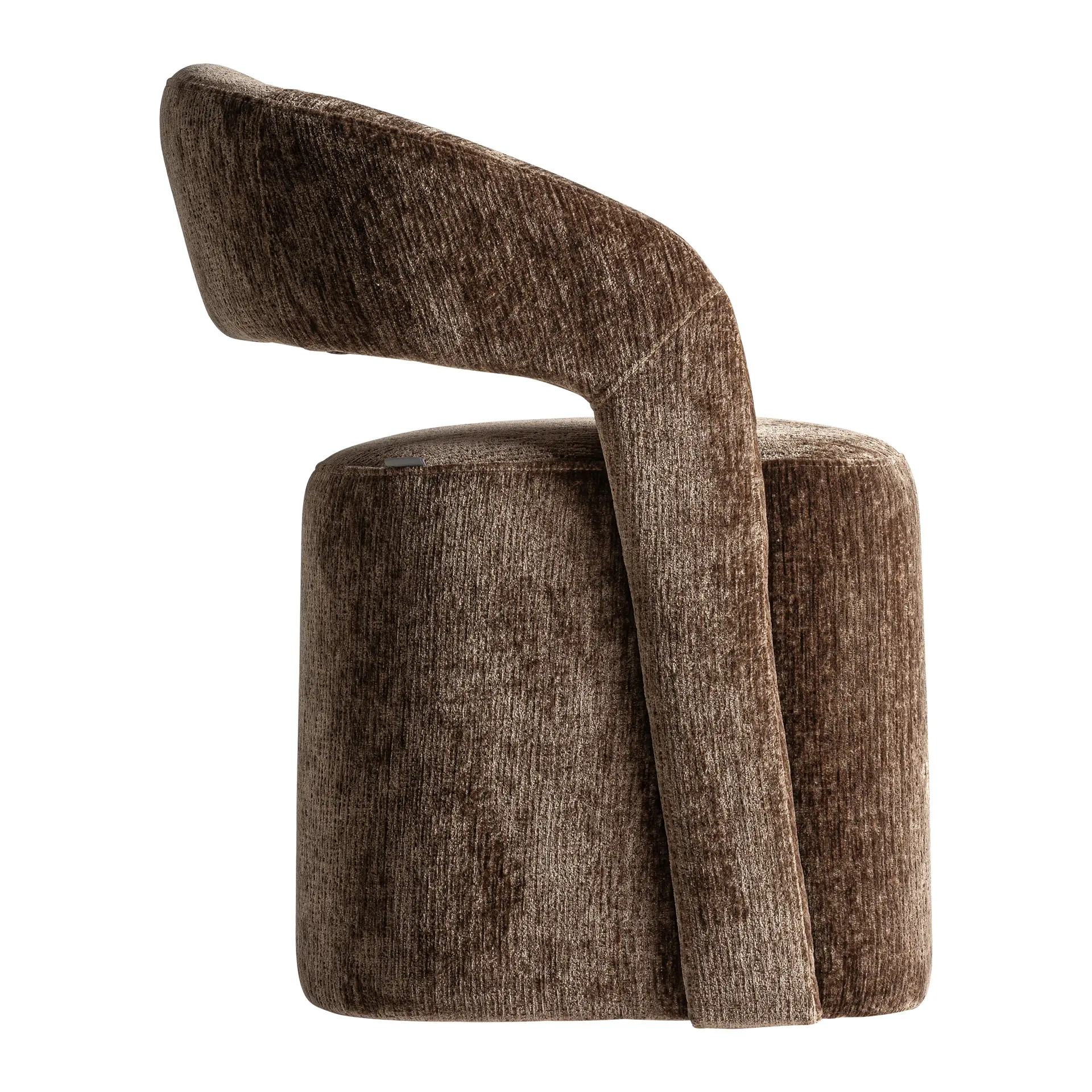 Scaun 60x62x81 cm, Poliester și Spuma Maro - VicalHome VicalHome 38818 [2]