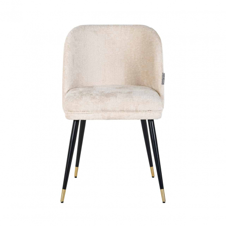 Scaun Alicia chenille alb ignifugat (FR-Bergen 900 chenille alb), S4547 FR WHITE CHENILLE - Richmond Interiors [3]